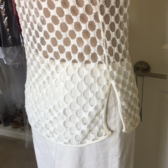 Trina Turk Bell Sleeve Top/Suit Cover Up Med - Picture 5 of 8